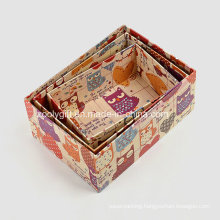 Printing Kraft Paper Storage Packing Gift Boxes